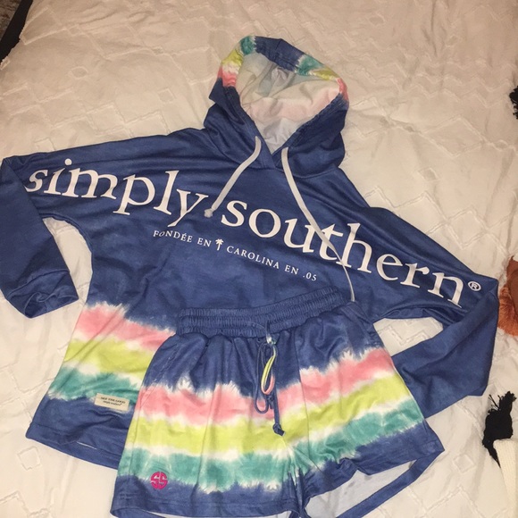 Simply Southern Other - Simply Southern Hoodie Short Set Size Small